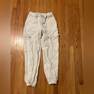 Pacsun beige “bone” utility cargo pants